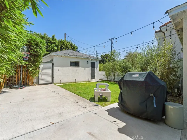 Private back yard