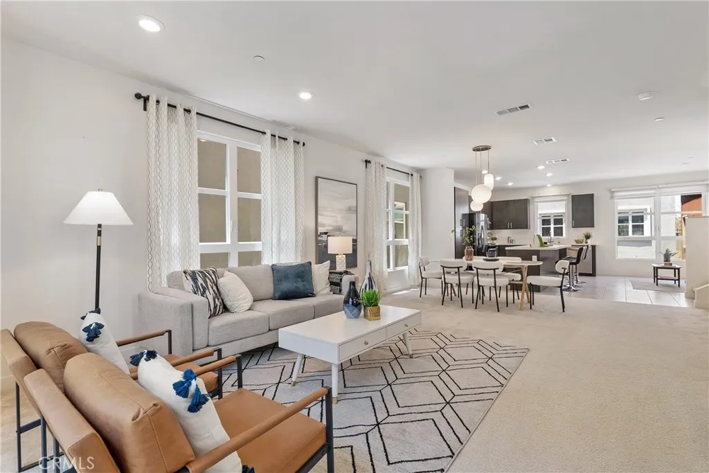 Spacious living area - open for entertainment and dining parties