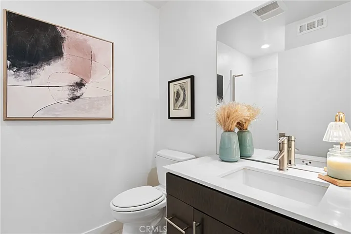 Bottom level in suite bathroom and walk in shower
