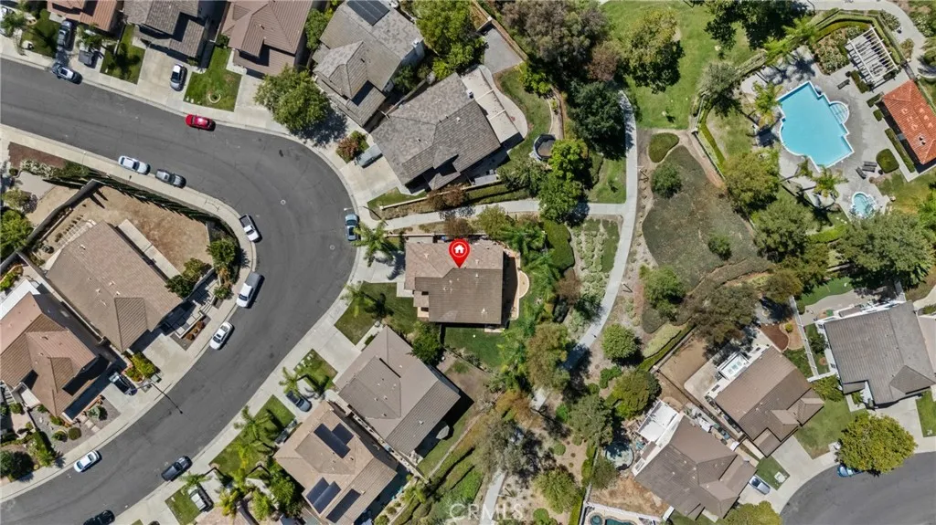 Aerial of street