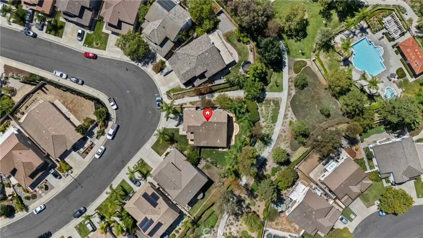 Aerial of street