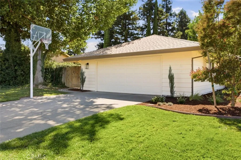 2 Car Garage with work area.