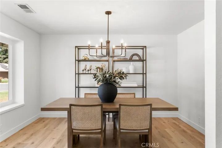 Separate dining room