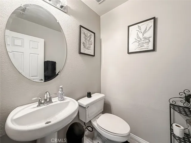 Downstairs powder room