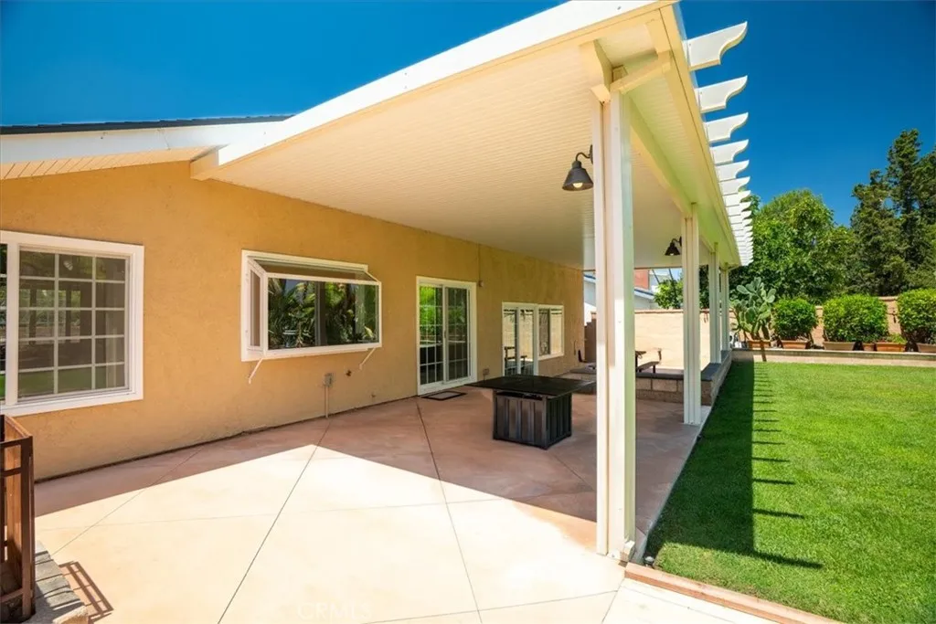 Backyard patio