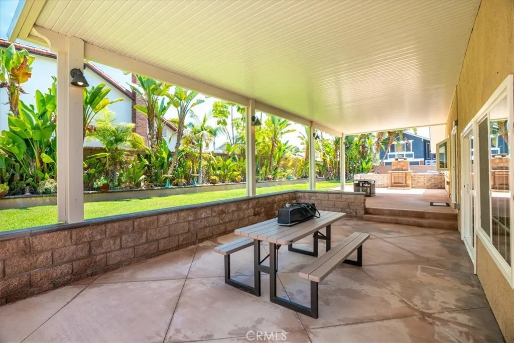 Covered patio