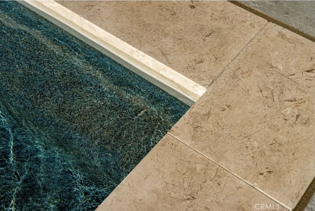 detail of limestone coping