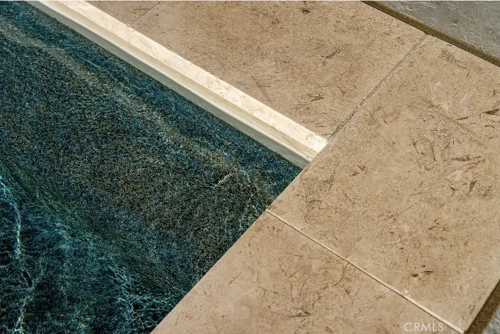 detail of limestone coping