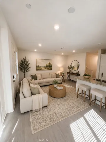 Digitally enhanced living room