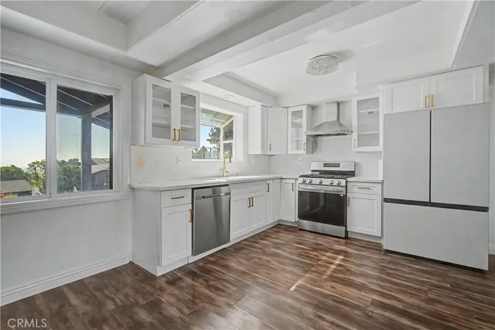 Spacious kitchen with Ocean & Harbor Views