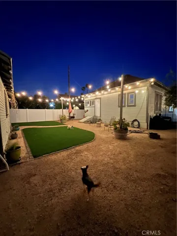 Full fenced backyard & side yard
