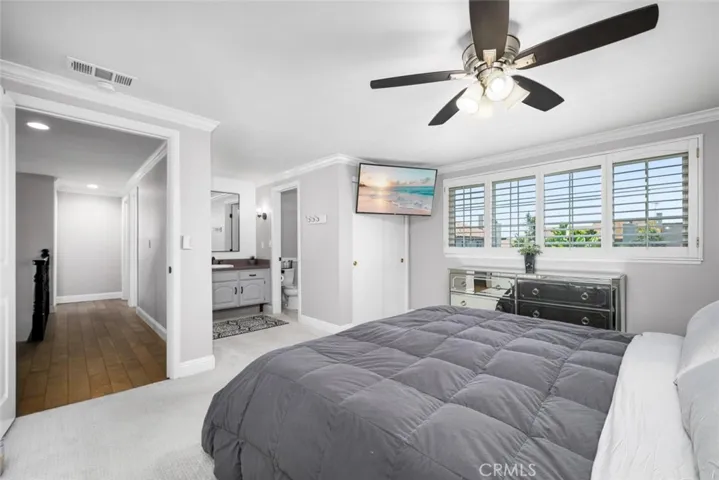 Access to private primary bathroom.  Additional closet space.