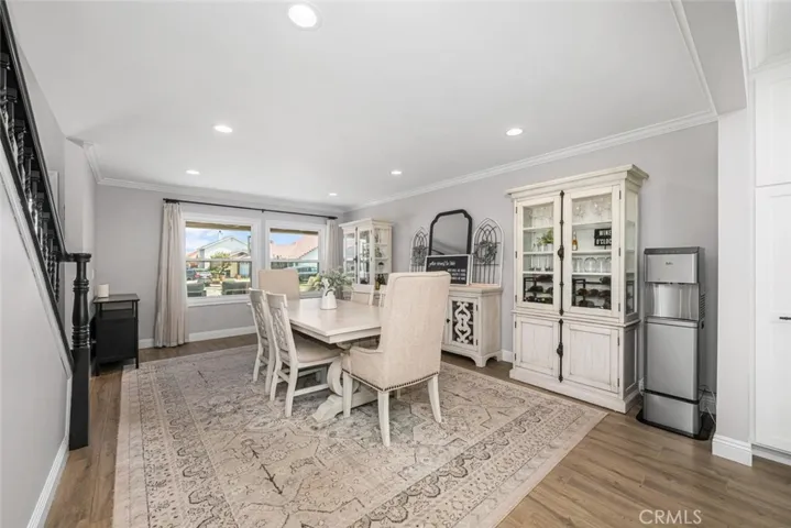 New front windows allow natural light to brighten the room.