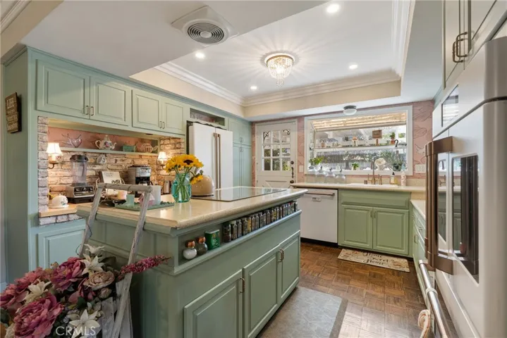 Beautiful kitchen blends character and function.