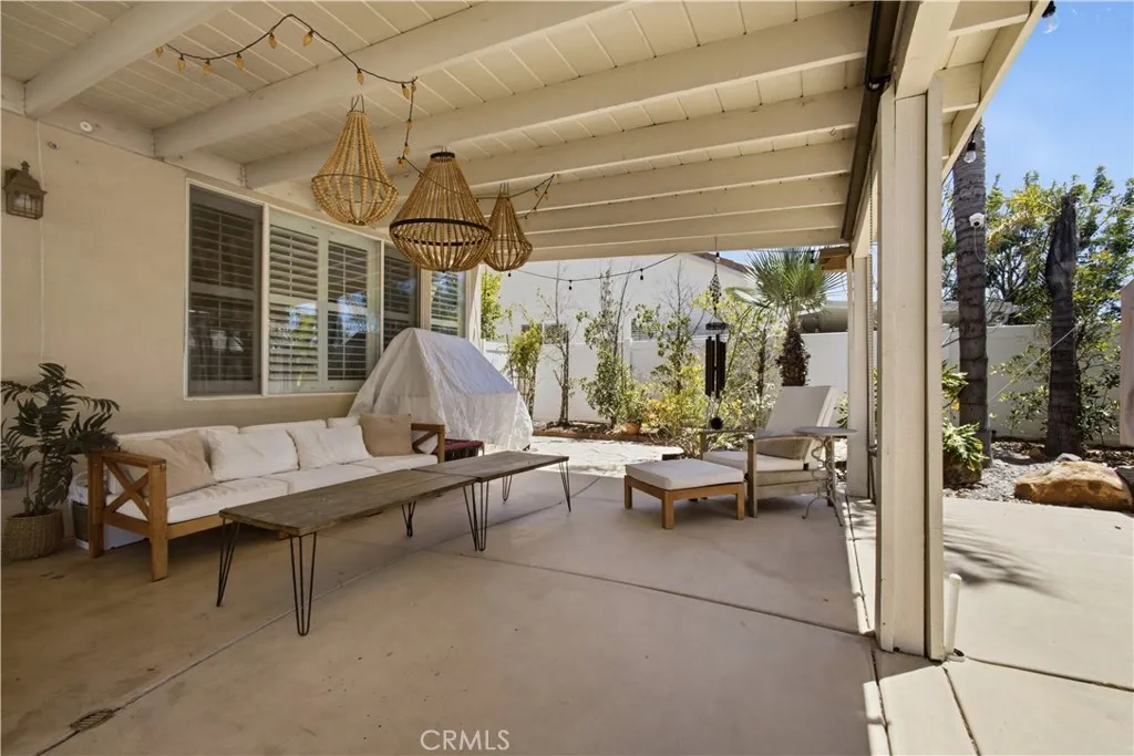 Covered patio