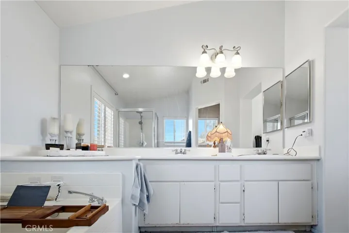 Primary Bathroom with dual sinks