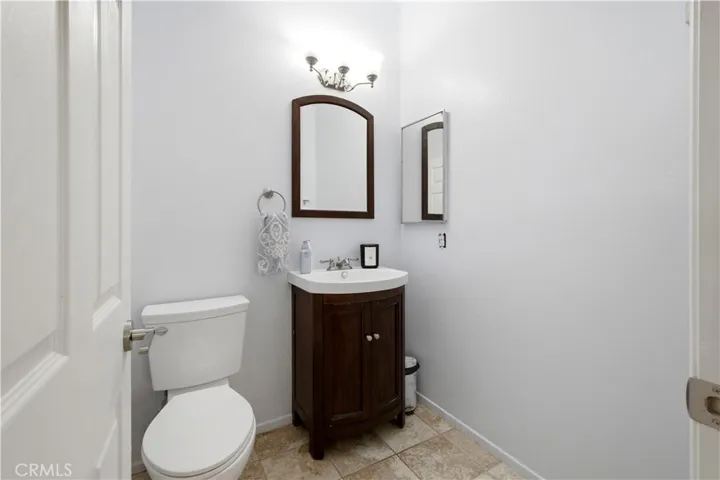Downstairs powder room