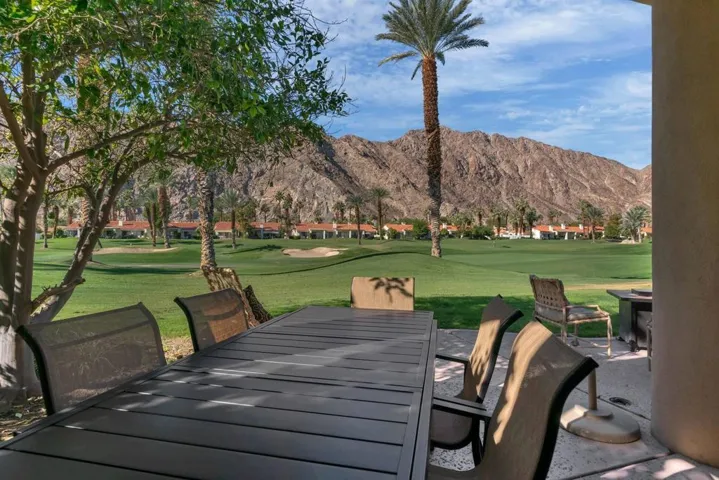 Back Patio Table View