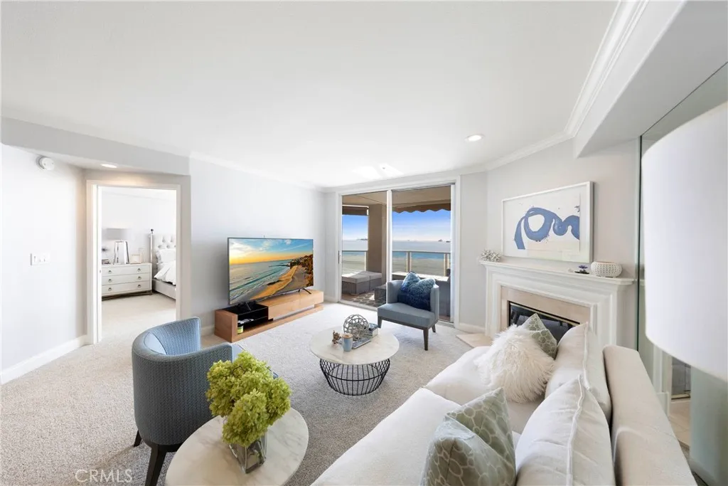 Living room with Ocean Views