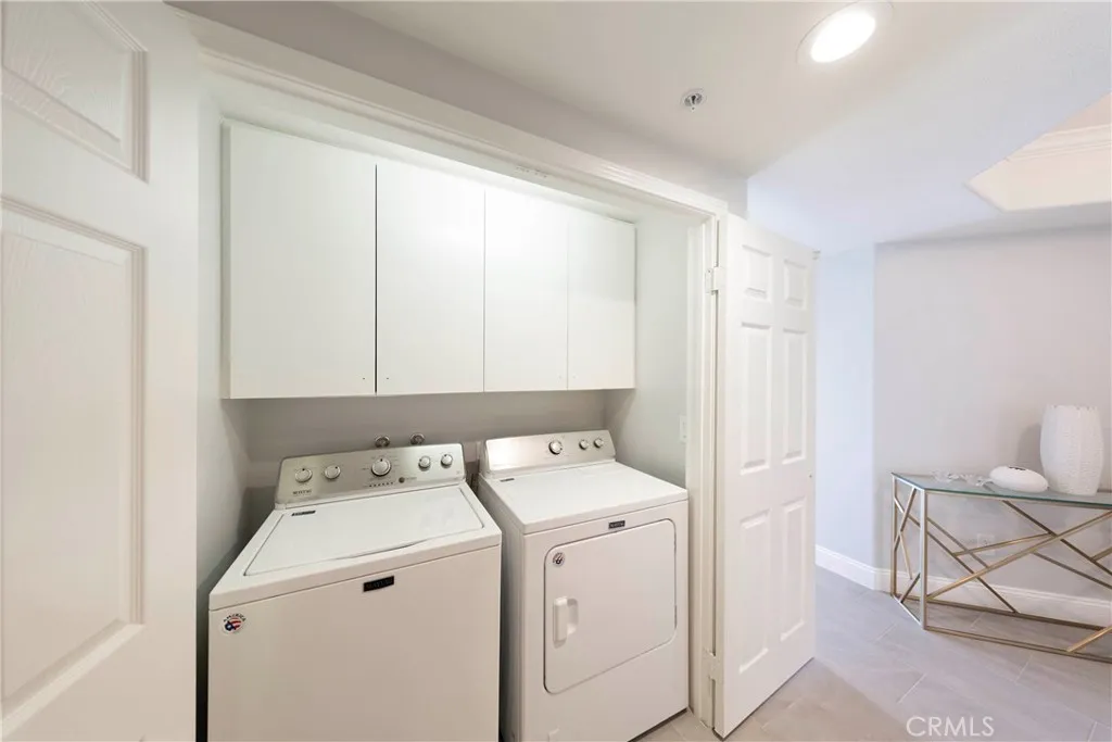 In Hallway laundry closet