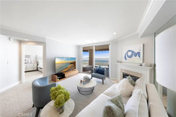 Living room with Ocean Views
