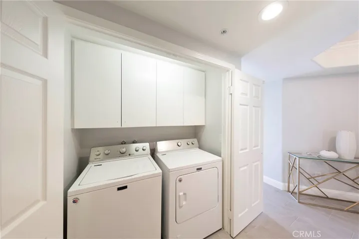 In Hallway laundry closet