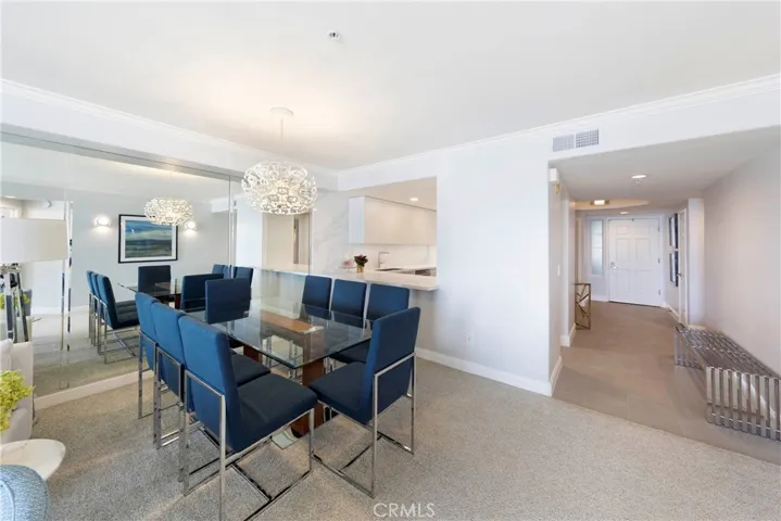 Dining area seating for 8