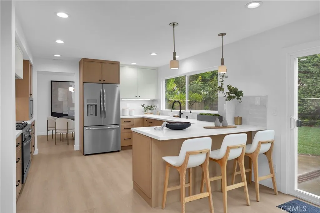 Remodeled kitchen