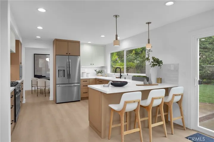 Remodeled kitchen