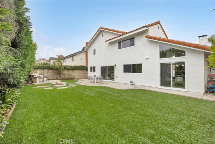Spacious backyard
