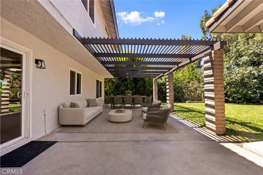 Brand New Pergola - Virtually Staged