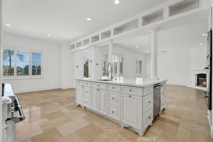 Large kitchen island