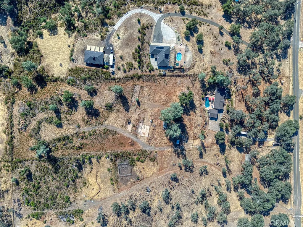 aerial of home and neighbor