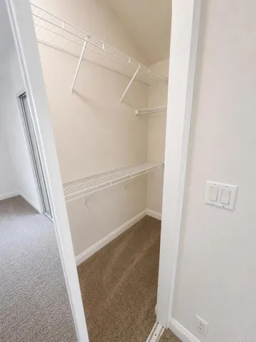 2nd bedroom walk in closet