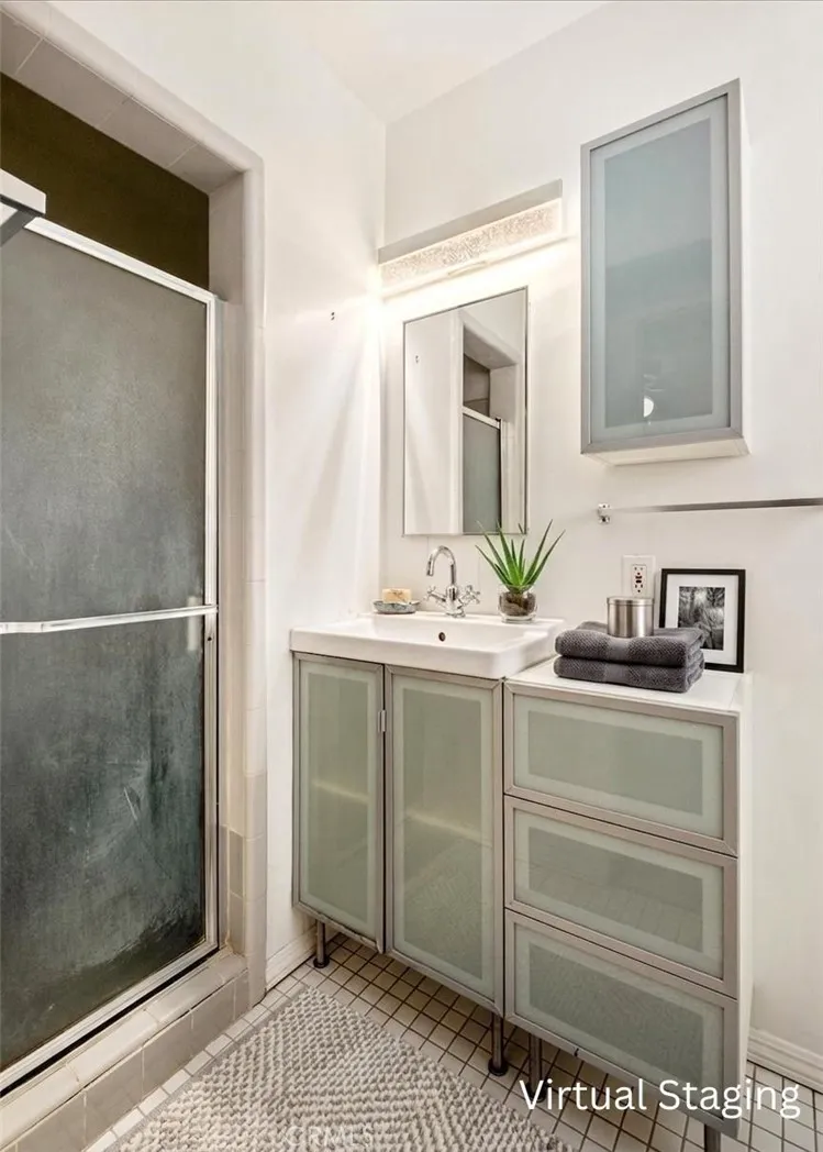 Virtually Staged Bathroom