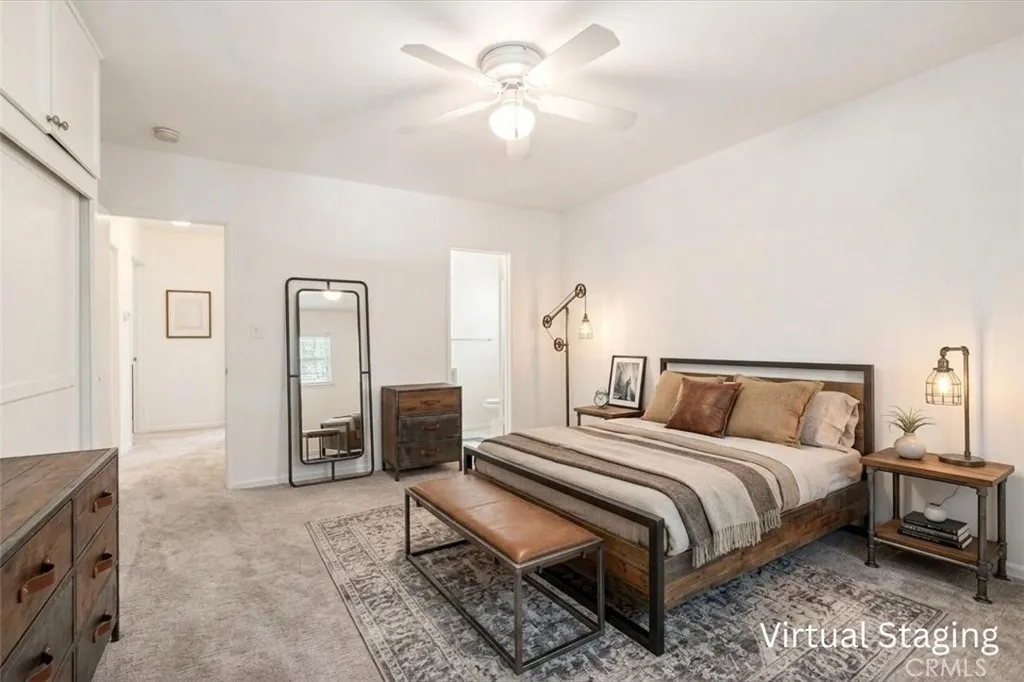 Virtually Staged Bedroom