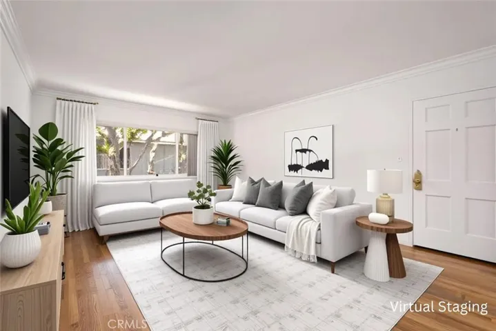 Virtually Staged Living Room