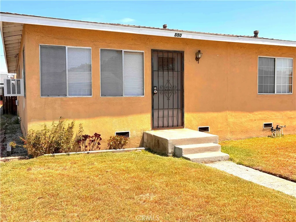 Front view of unit