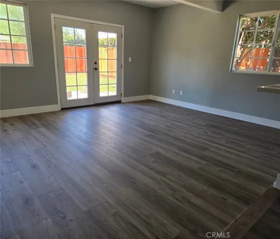 Bonus room with french doors to welcome natural light and provide easy access to the backyard