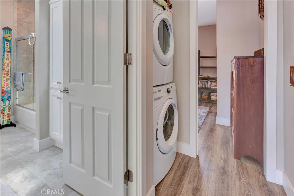 Stackable Washer/Dryer is included