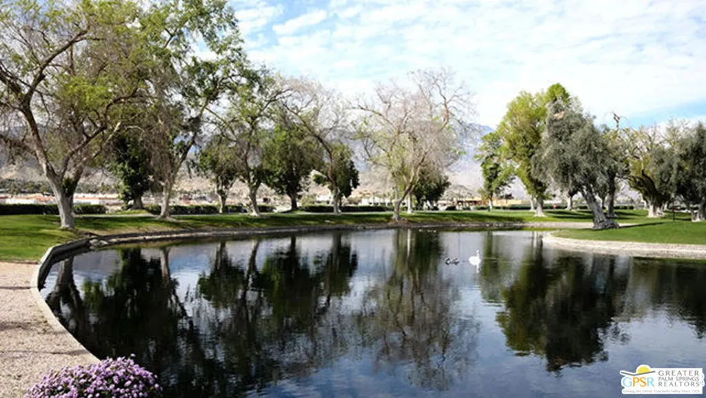 main lake on grounds