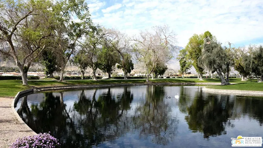 main lake on grounds