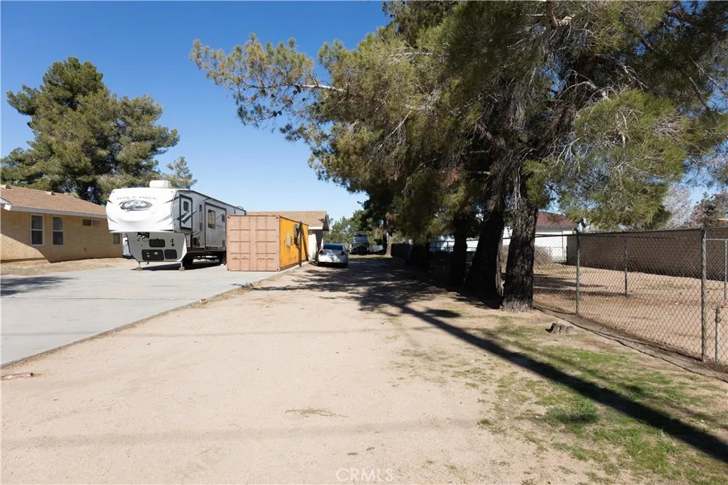 Garage to house and side yard
