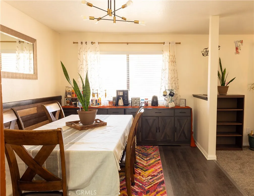 Dinning Room off kitchen and connected to living room