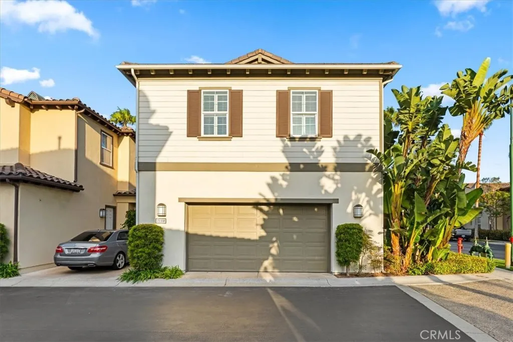 Attached oversize two car garage with plenty of room extra storage