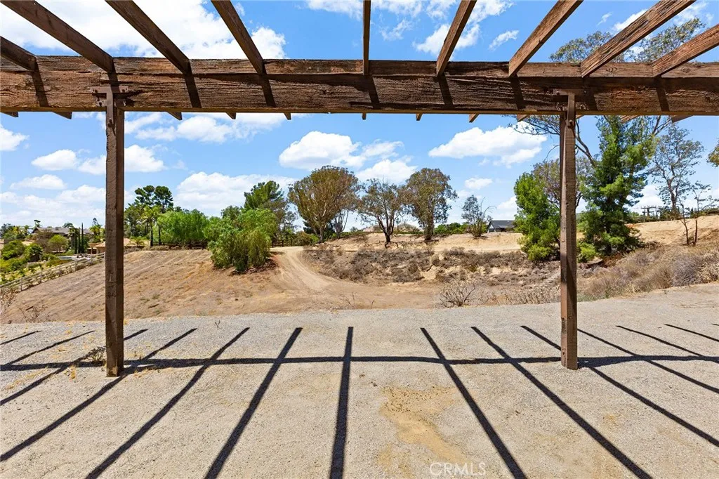 west view from the barn