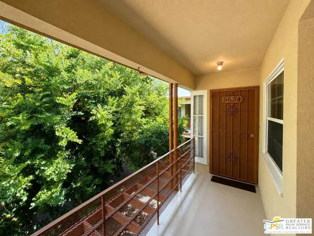 Balcony private entrance