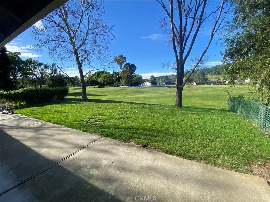 Lovely golf course views.