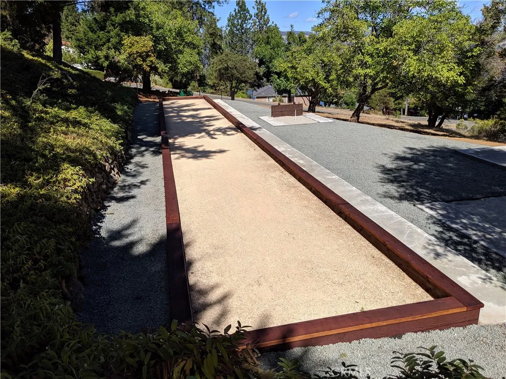 Bocce ball court