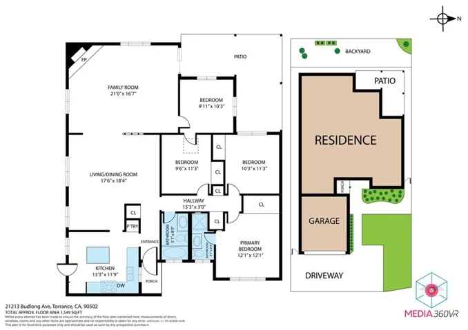 Functional single-level floor plan with spacious living areas!